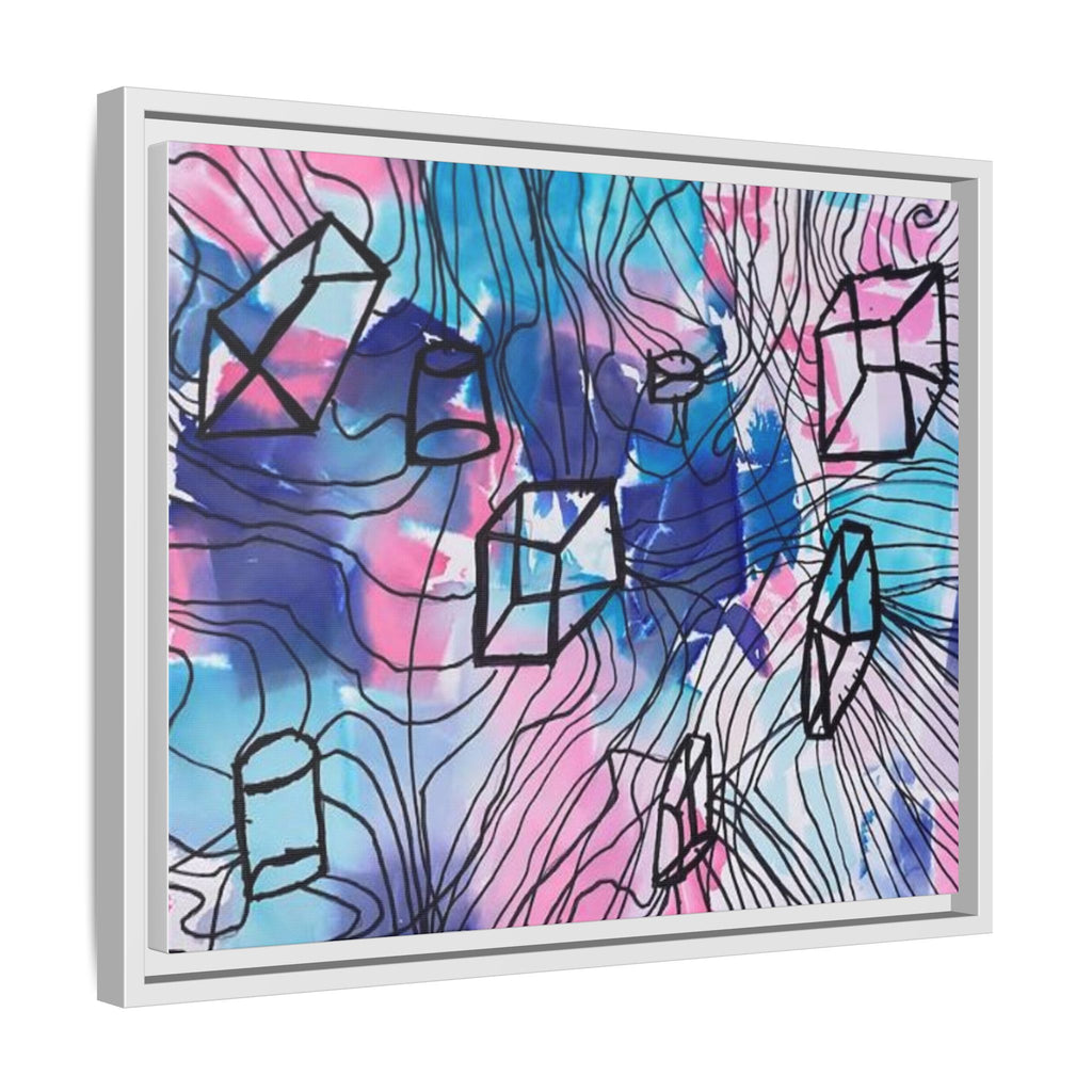 Elements of Art: Form Framed Canvas by Jackson G. Smith