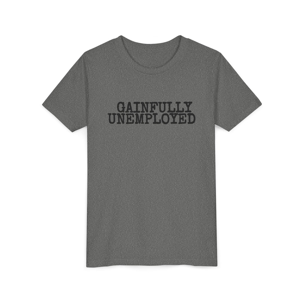 Gainfully Unemployed Youth Tee - Kids Graphic Tee