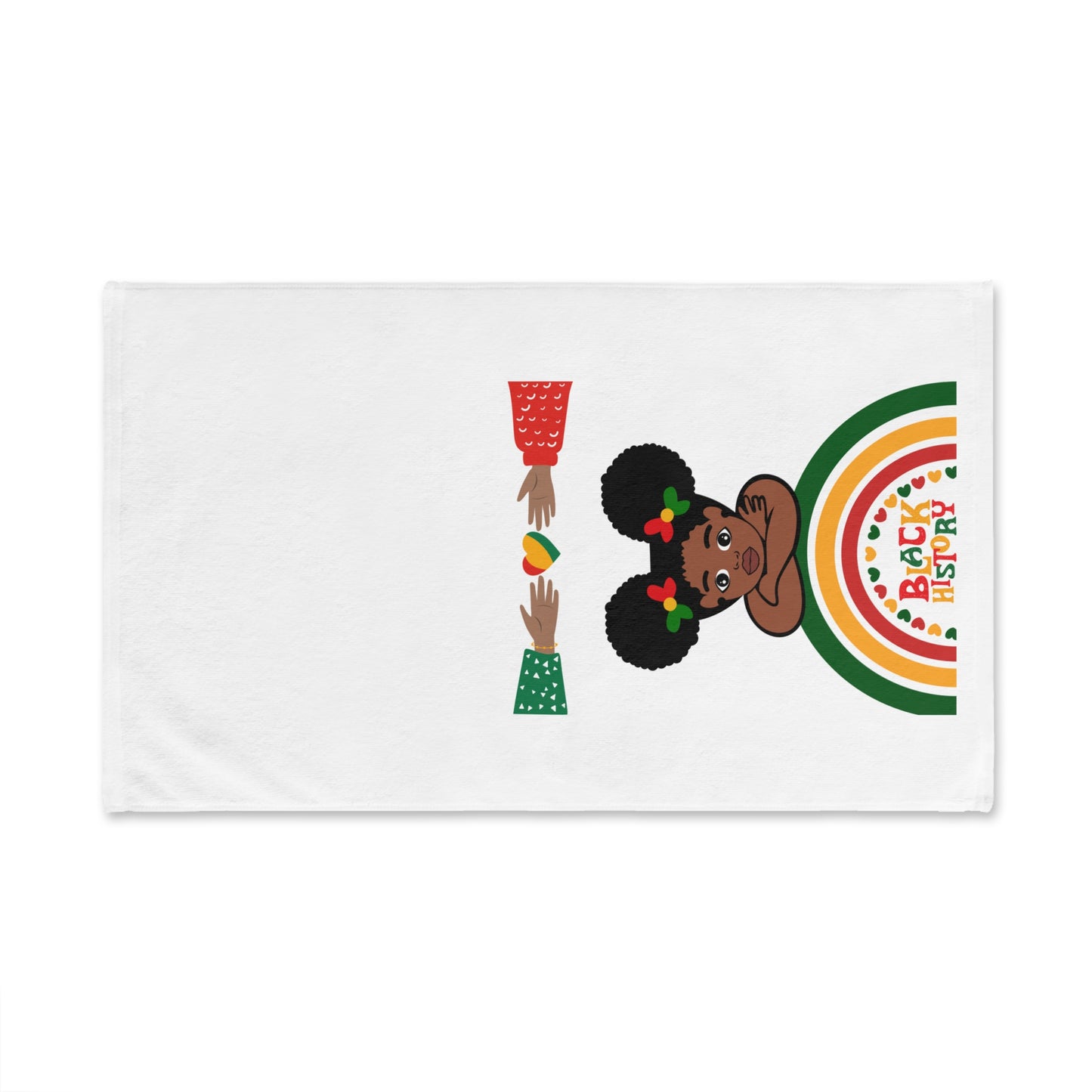 Black History Towel Celebrate Black History Hand Towel