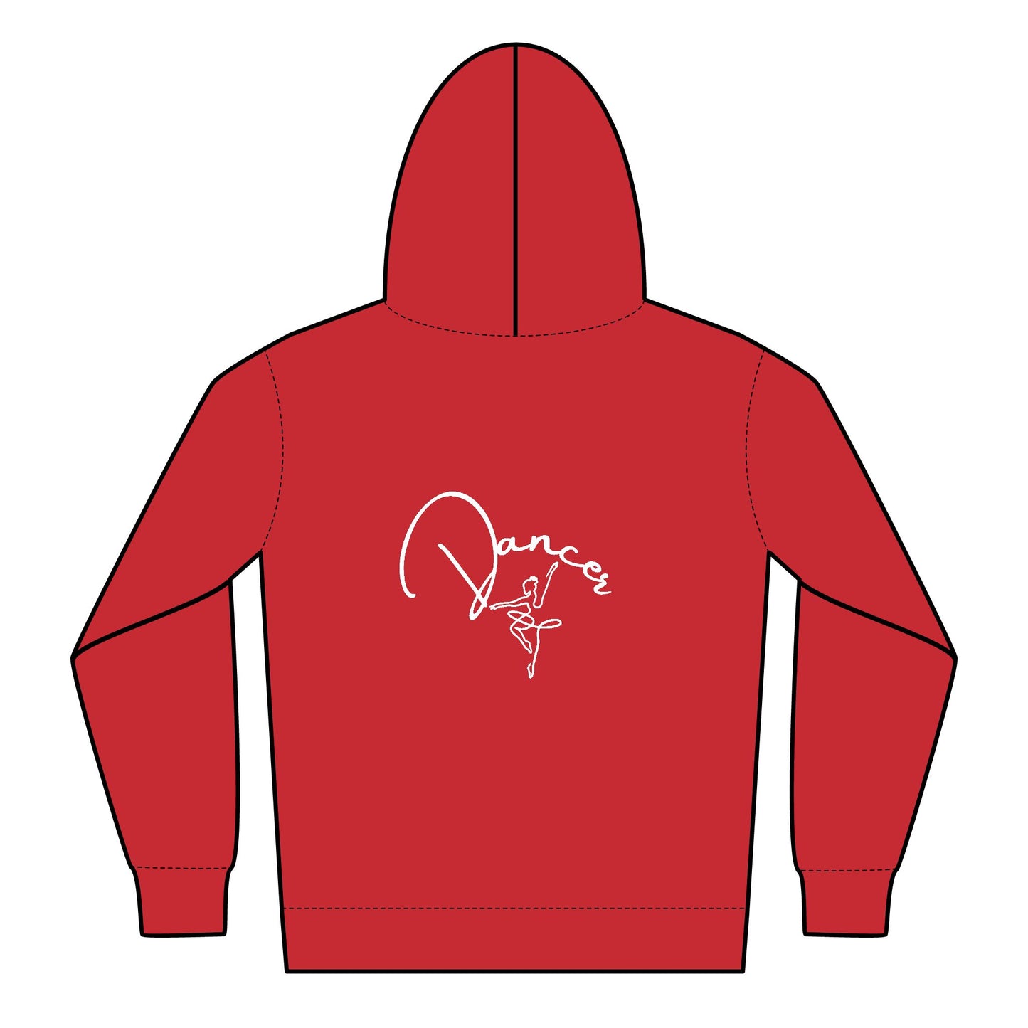 Custom Dance Hooded Zip Up Youth Heavy Blend Zipped Hoodie