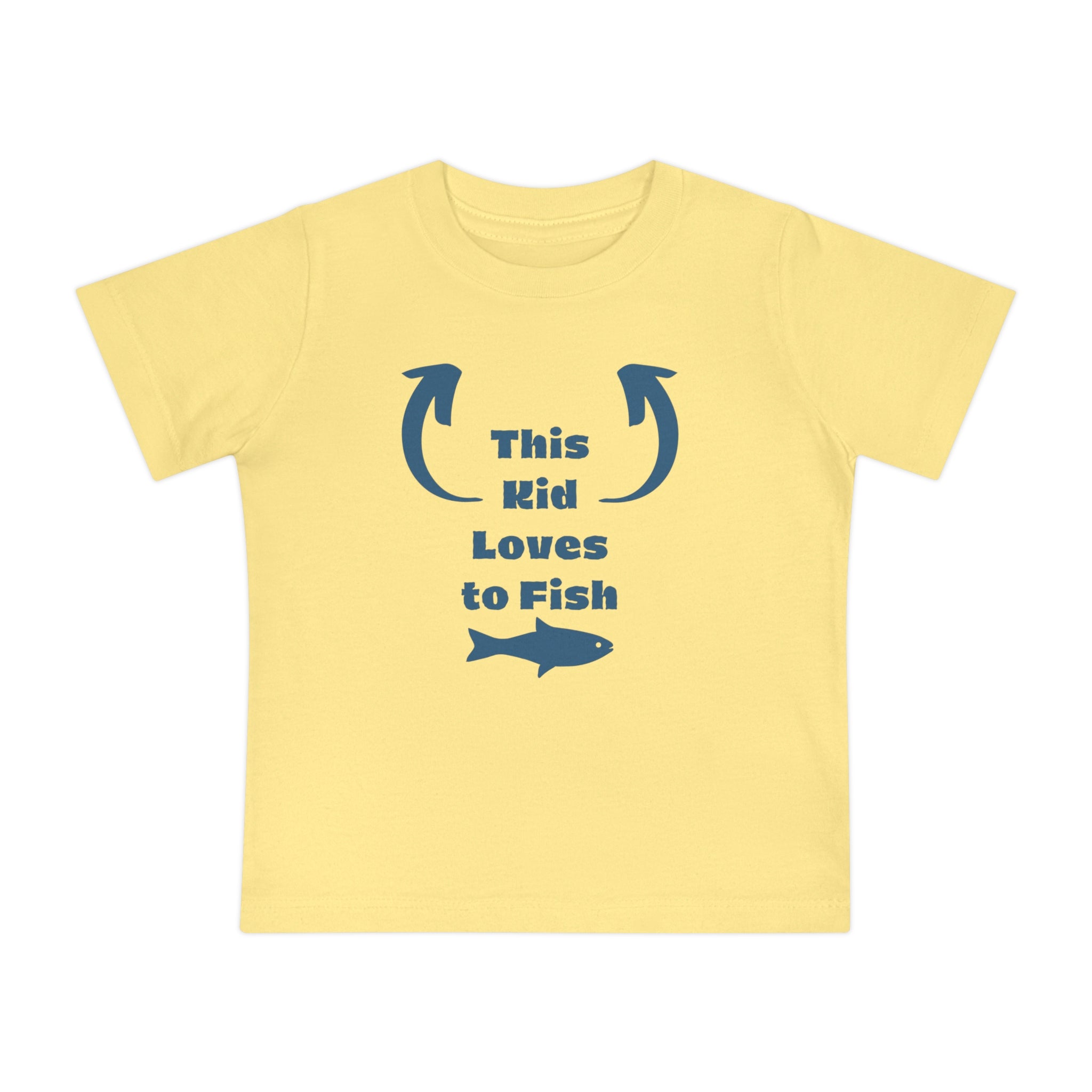 Toddler Fishing Short Sleeve T Shirt Kids Fishing Gift