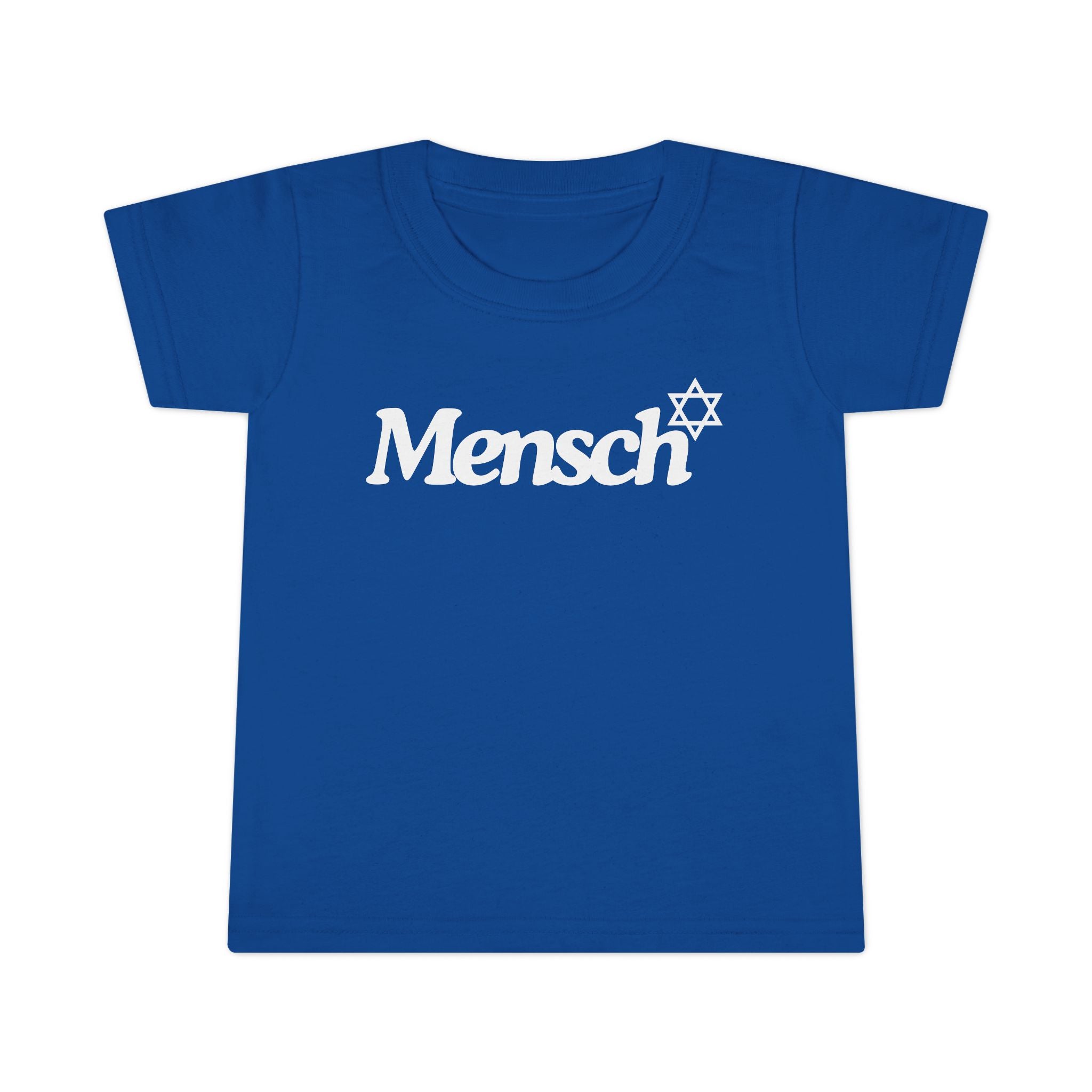 Toddler Mensch T-Shirt Jewish Kids Tee Yiddish Fun Playtime Shirt Jewish Toddler Gifts