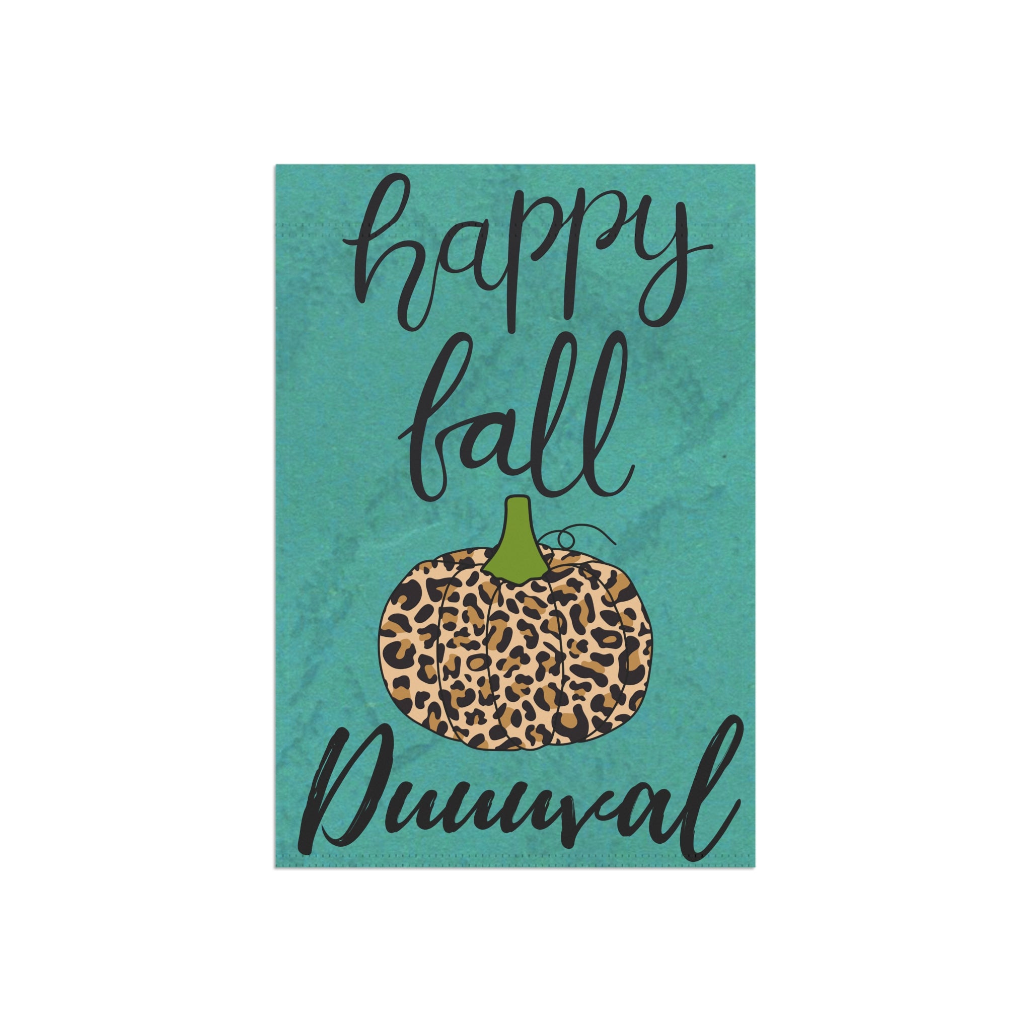 Happy Fall Duuuval Garden Flag 12 x 18 inches Jacksonville Welcome Flag