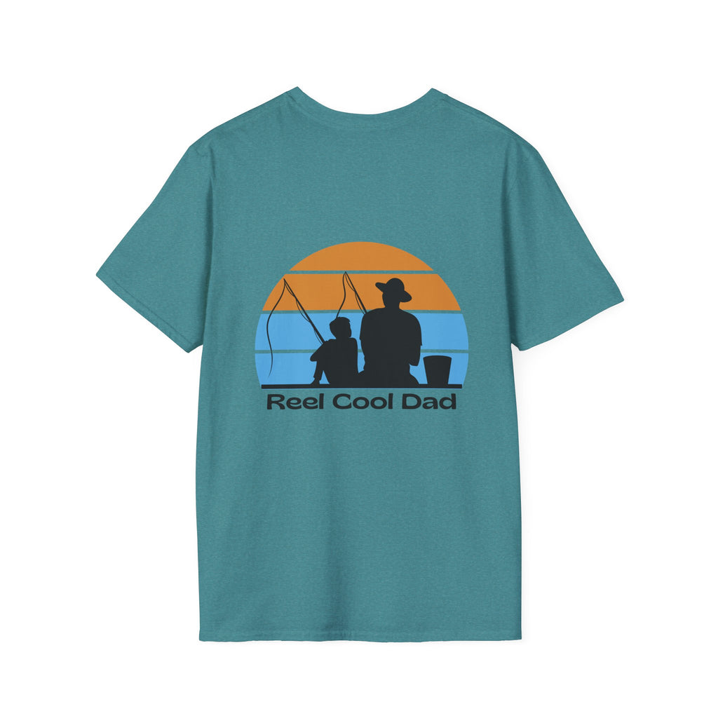 Reel Cool Dad Fishing T-Shirt, Father's Day Gift, Softstyle Tee, Fishing Apparel