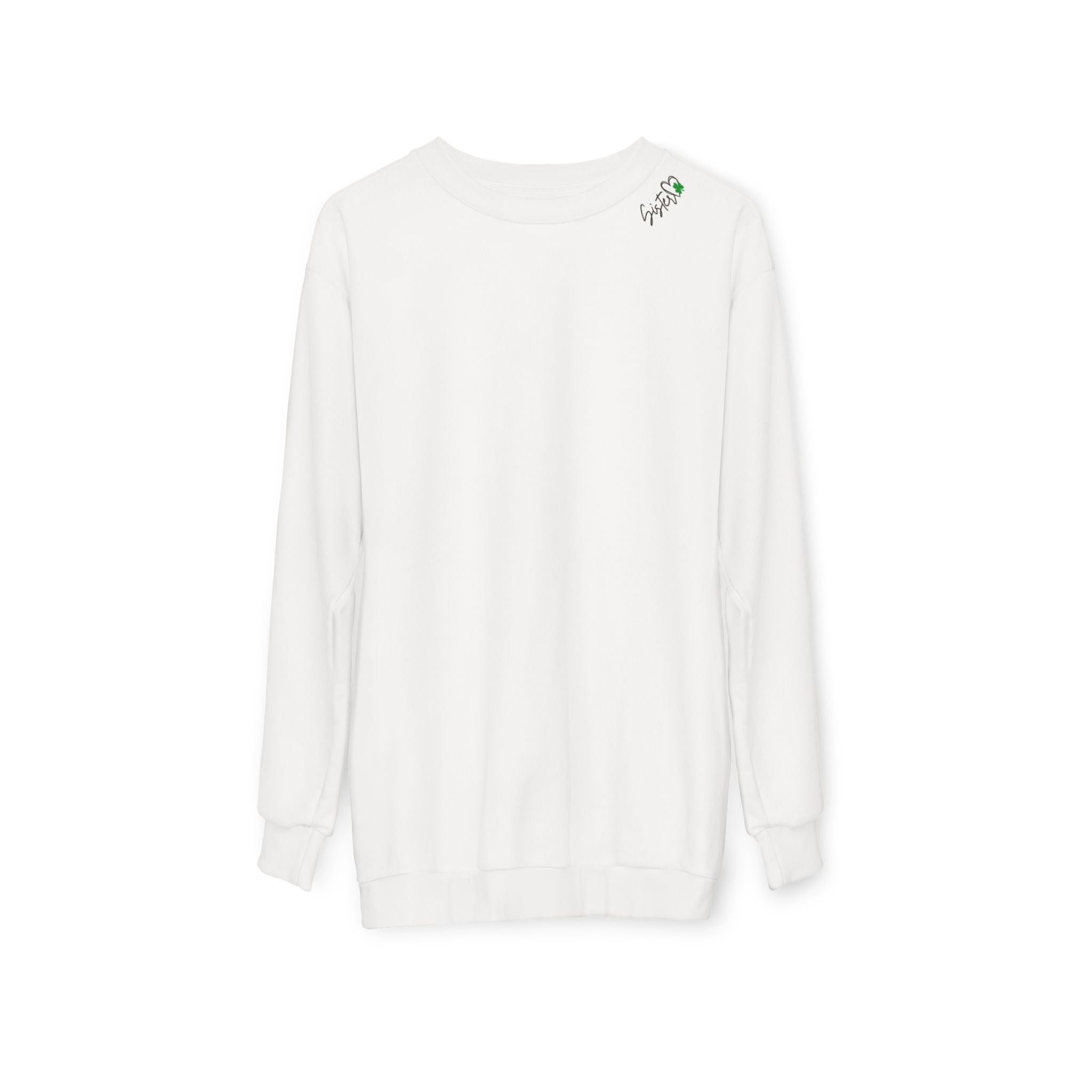 Custom Irish Sisters or Shamrock Siblings Design Sweatshirt