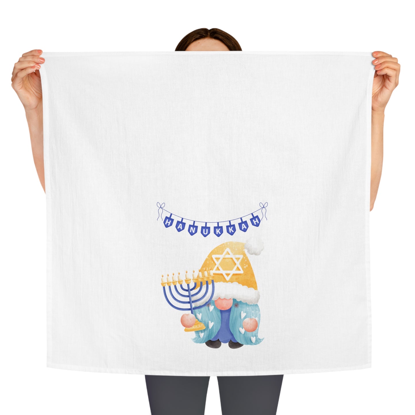 Hanukkah Gnome Tea Towel