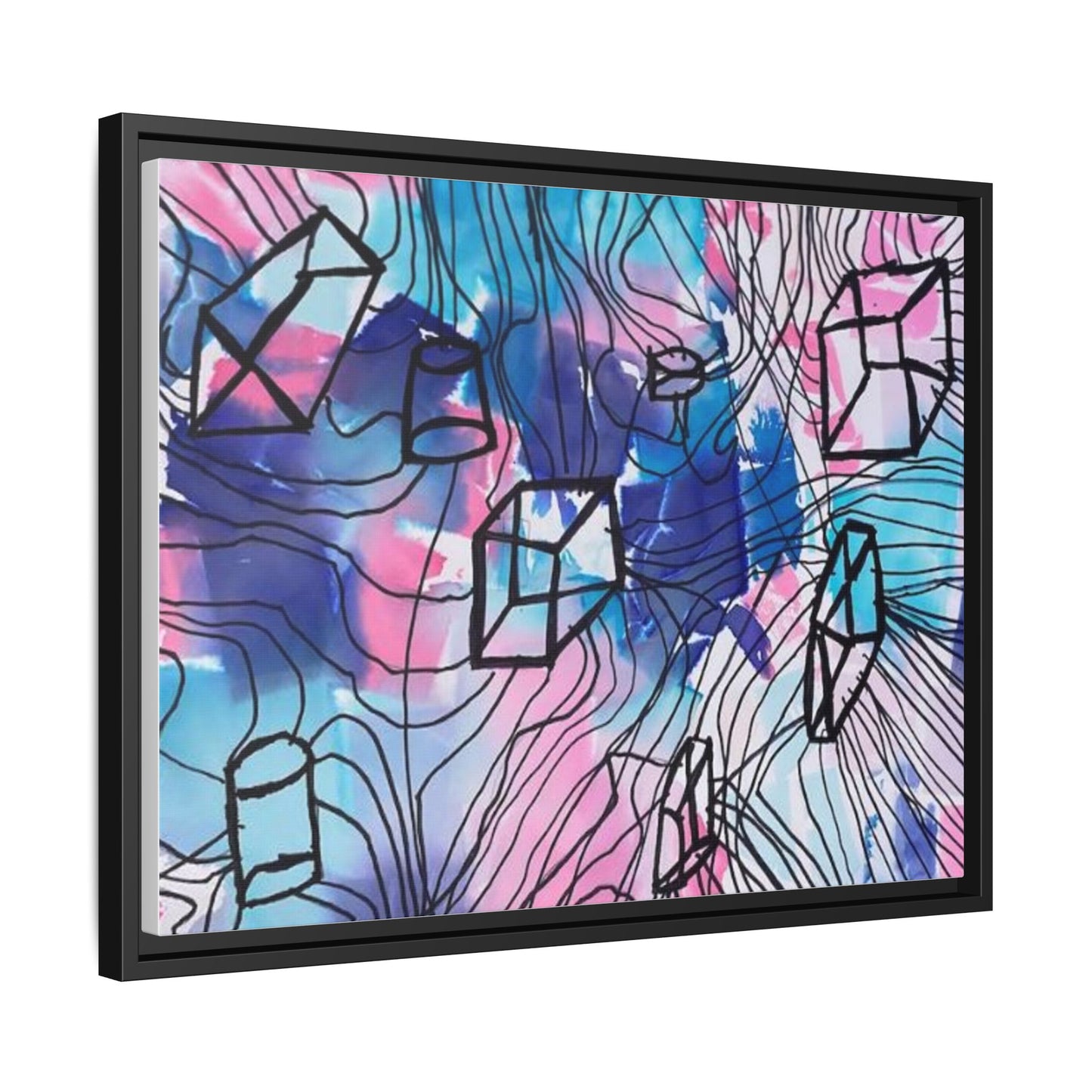 Elements of Art: Form Framed Canvas by Jackson G. Smith