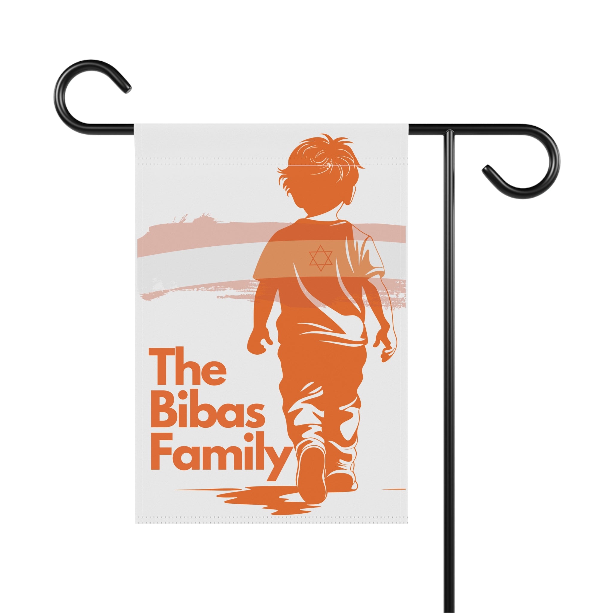 The Bibas Family garden flag memorial tribute October 7th Remember the Bibas Family