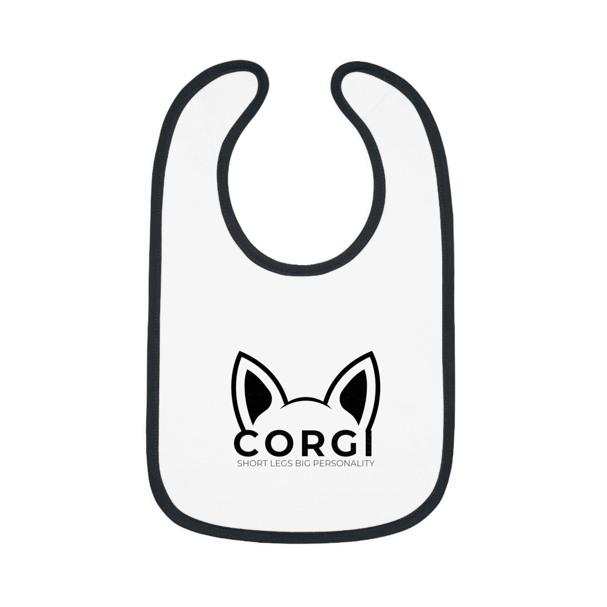 Corgi Baby Bib Corgi Gift for Corgi Lover Baby Gift Baby Bib with Corgi Jersey Bib