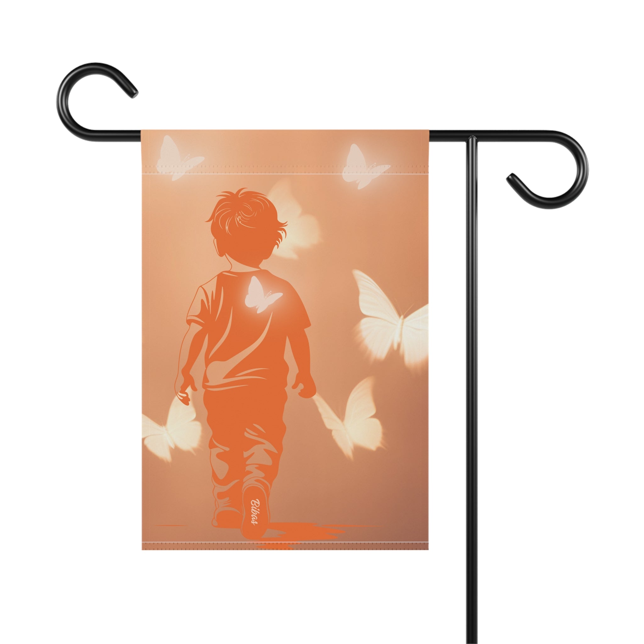 Butterfly Garden Flag - Honoring Ariel Bibas and Jewish Heritage, 12x18 Inches Ariel Bibas Butterfly