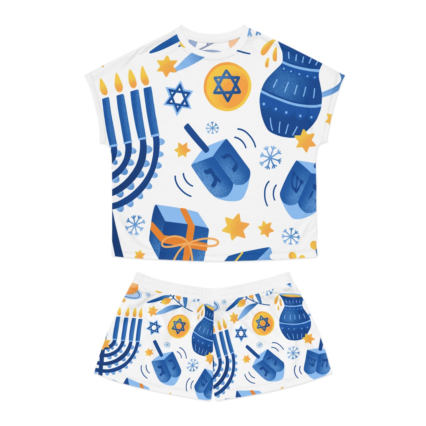 Bubbe's Design Hanukkah Pajama Set for Women | Chanukah Pajama Set with Bubbe's Print