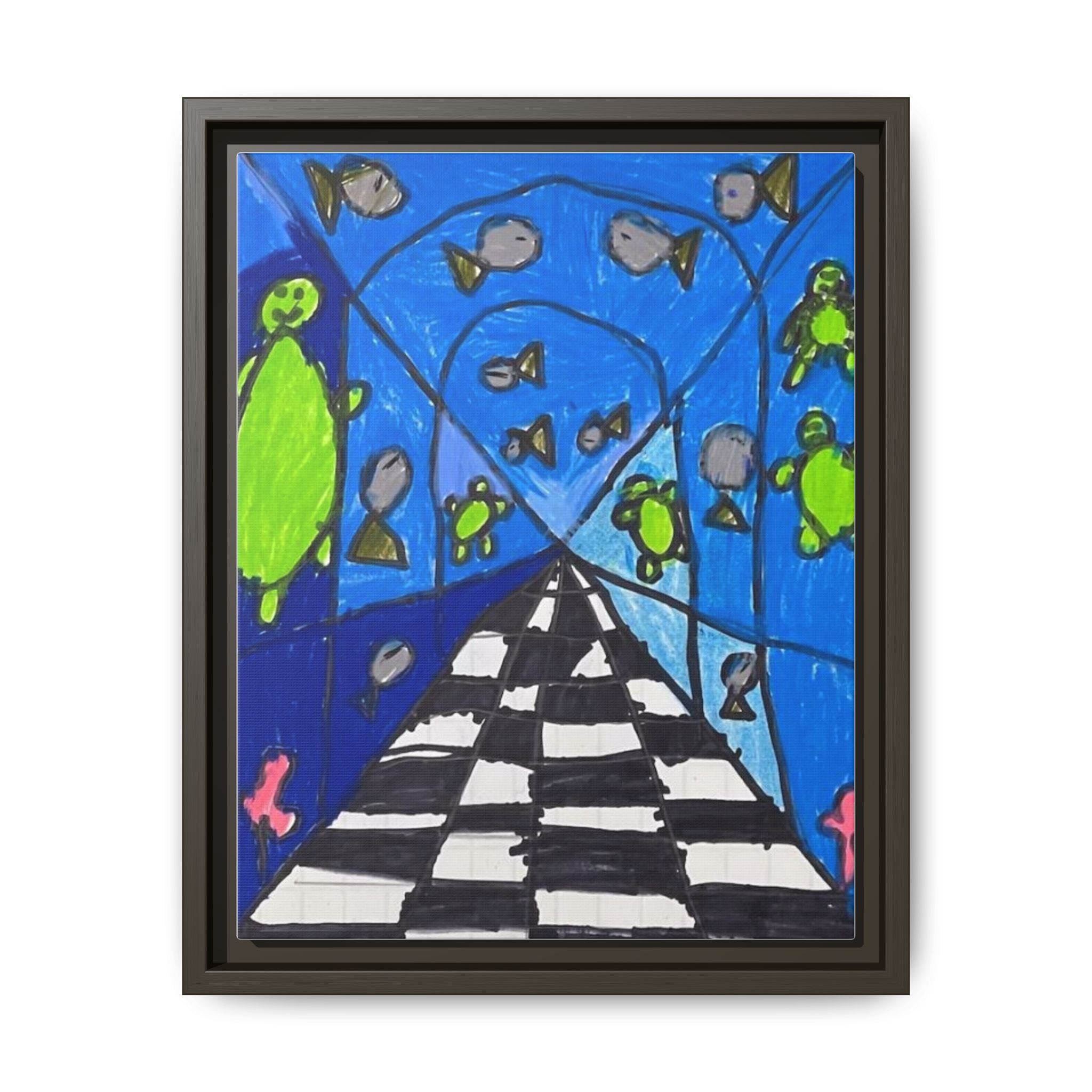 Creating Space Matte Canvas, Framed Art by Jackson Smith