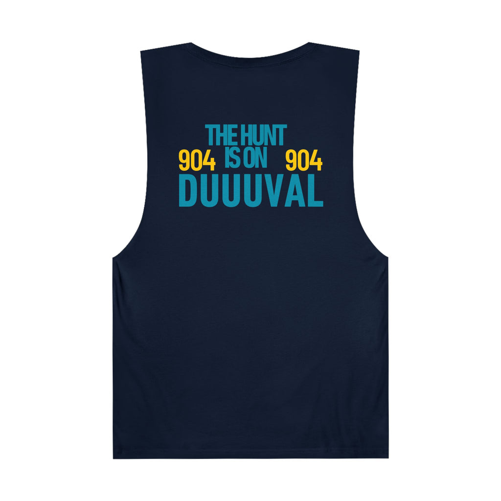 The Hunt is On Duuuval Sleevelss Shirt The Hunt is On Muscle Shirt Duuuval Jags Workout Top