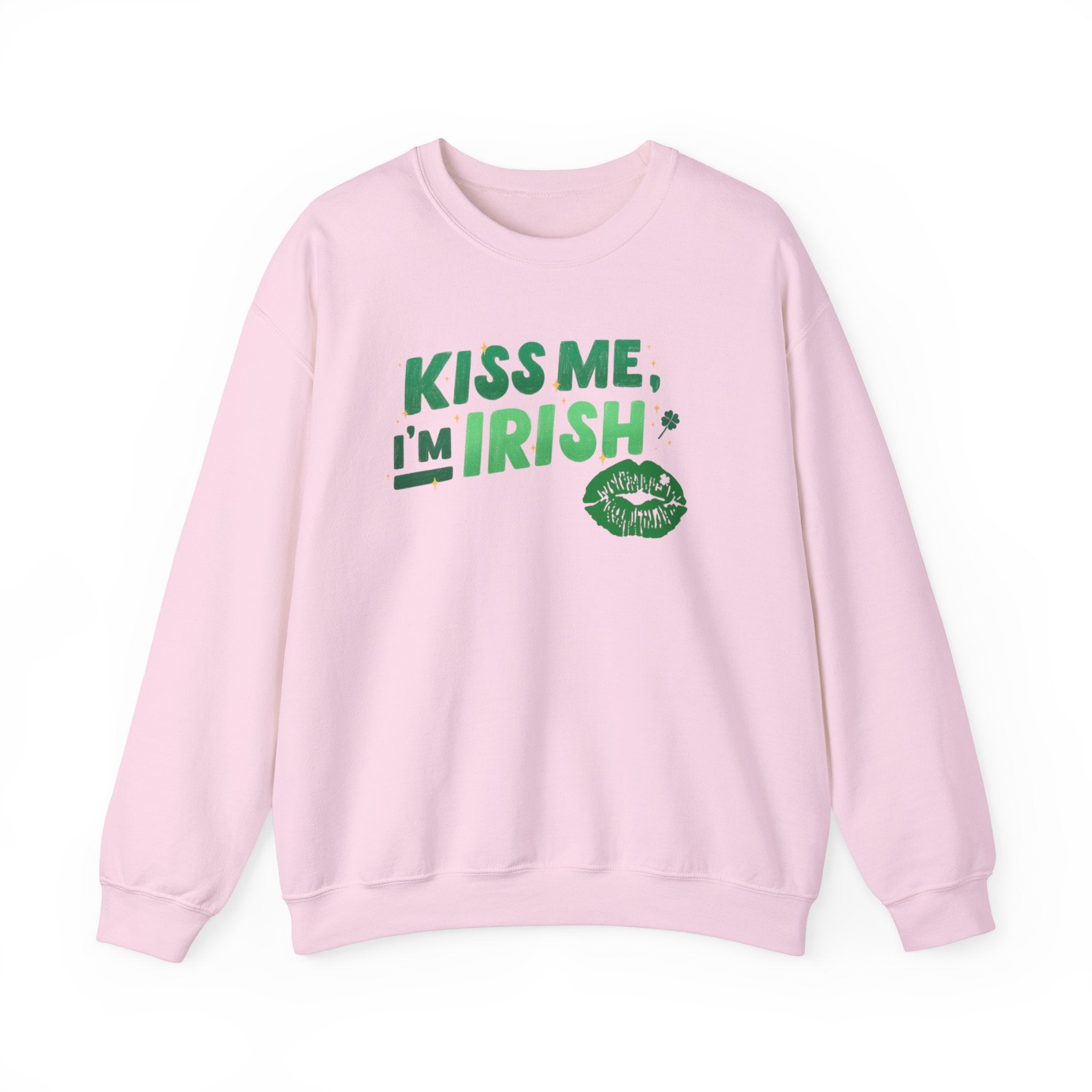 Kiss Me, I'm Irish Sweatshirt - Unisex St. Patrick's Day Crewneck