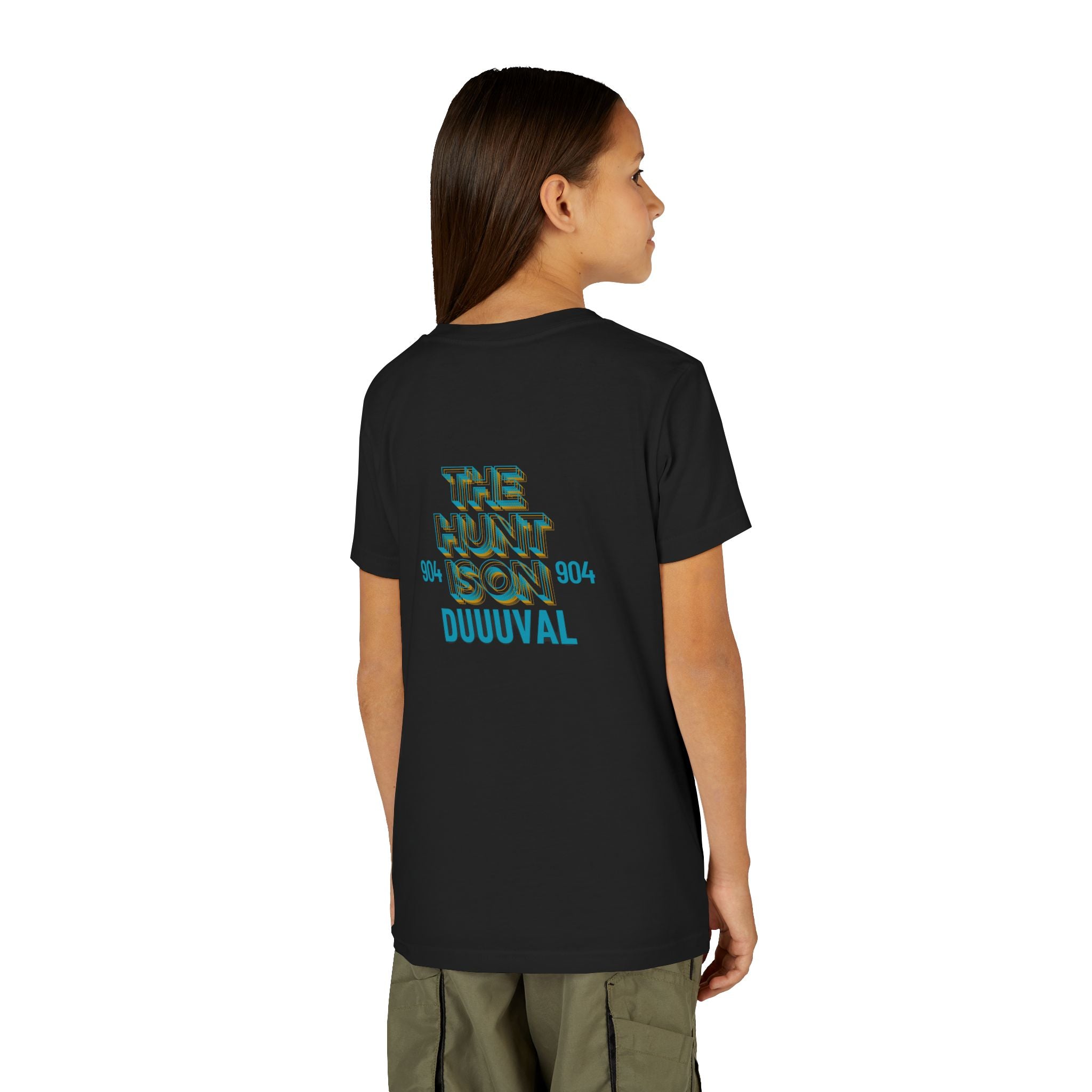 Travis Hunter Youth Short Sleeve Tee - 'The Hunt Is On' Jags Hunter Fan Wear TShirt Kids