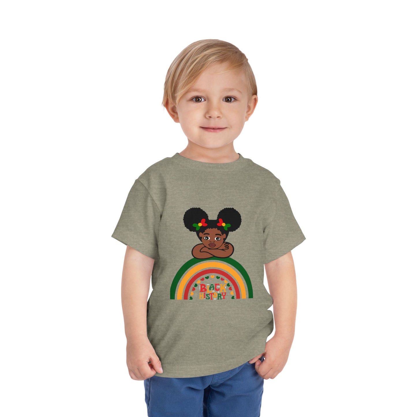 Black History Toddler Tee February is BLack History Month T Shirt for Black History Month