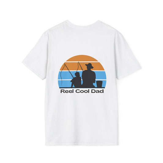 Reel Cool Dad Fishing T-Shirt, Father's Day Gift, Softstyle Tee, Fishing Apparel