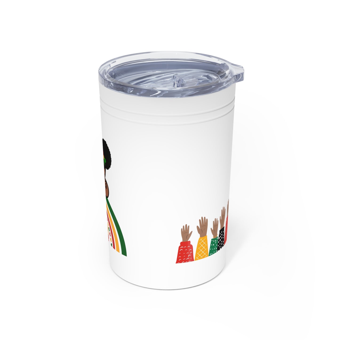 Black History Celebration Tumbler, Insulated Coffee Cup, 11oz Black History Gift, Hot or Cold Black History Cup