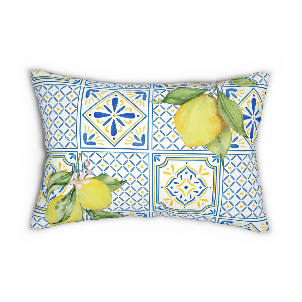 The Higher The Hair The Closer To God Lemon Print Throw Pillow Lemon Decor