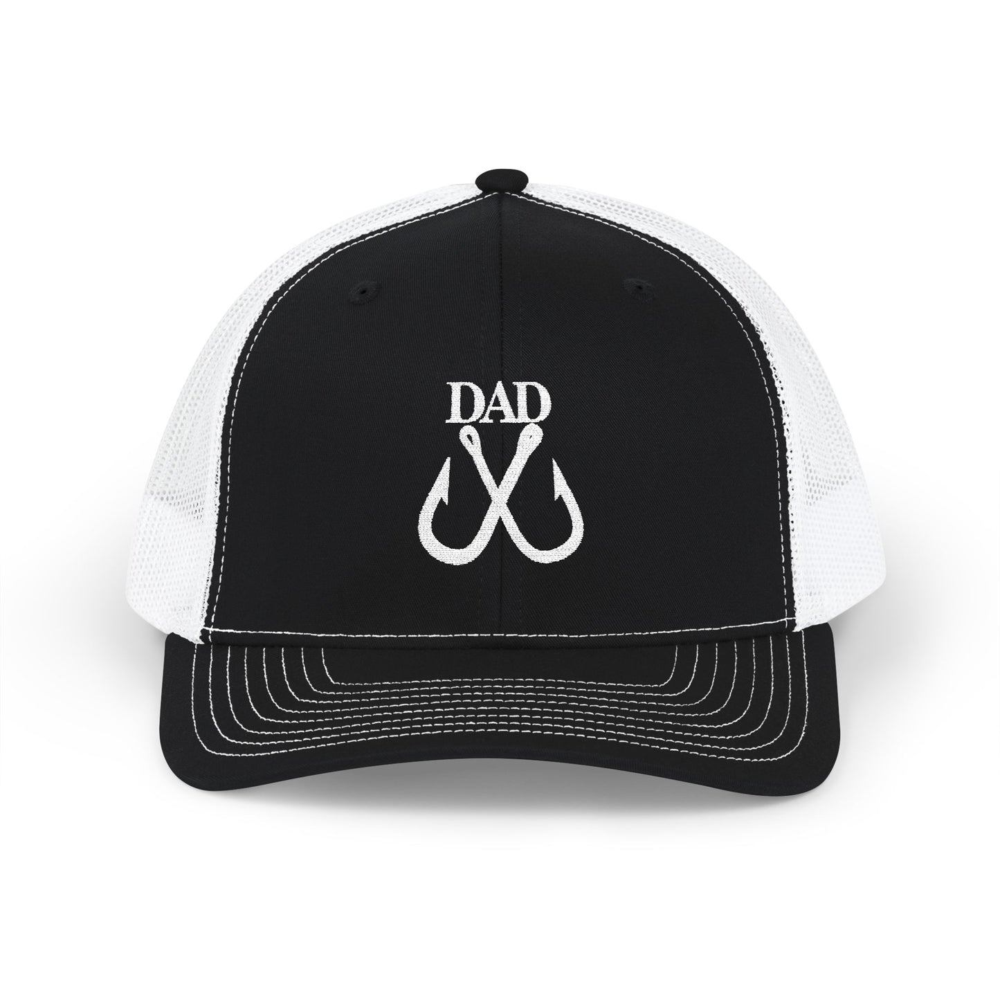 Custom Embroidered Dad Hooks Fishing Hat, Perfect Gift for Fathers Day Fishing Hat for Dad