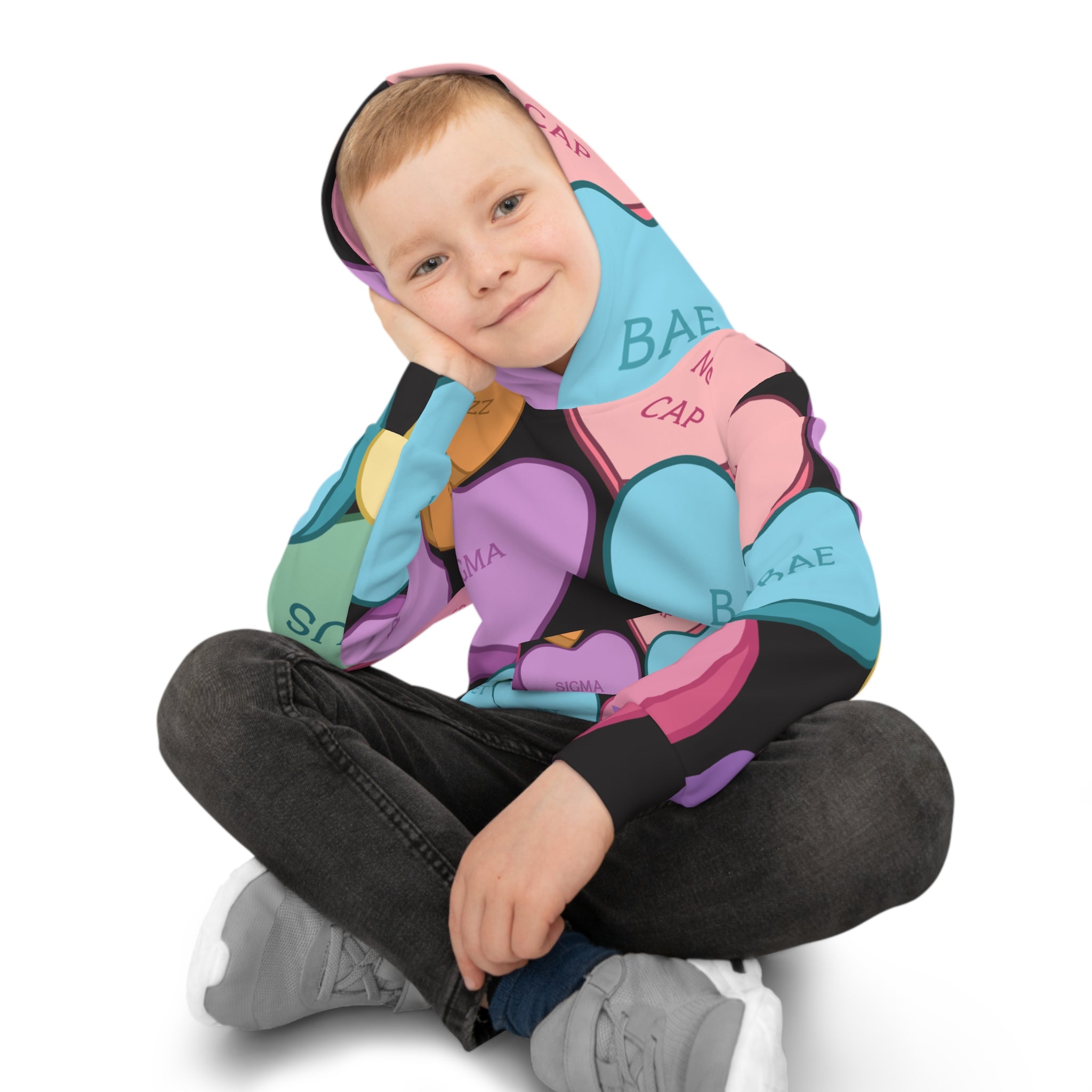 Children's Valentine's Hoodie Valentine's Sweatshirt