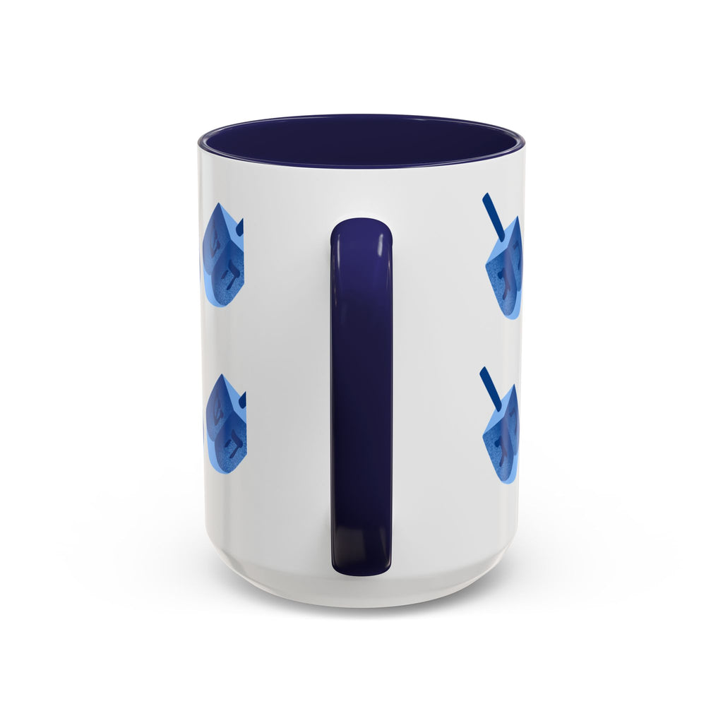Dreidels Hanukkah Mug 15 oz