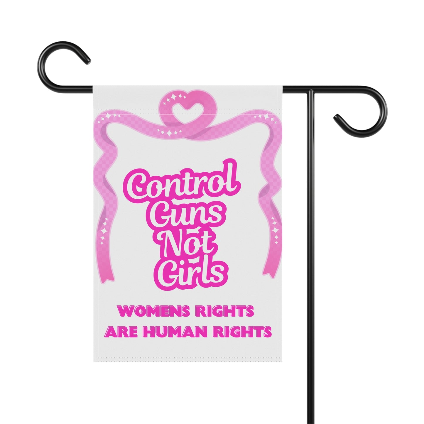 Control Guns Not GIrls | Garden Flag Feminist Women's Rights Flag