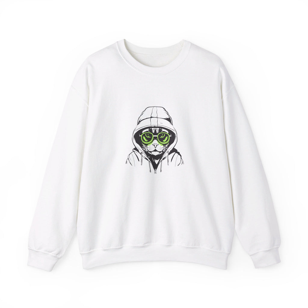 Unisex Heavy Blend™ Crewneck Cat Sweatshirt