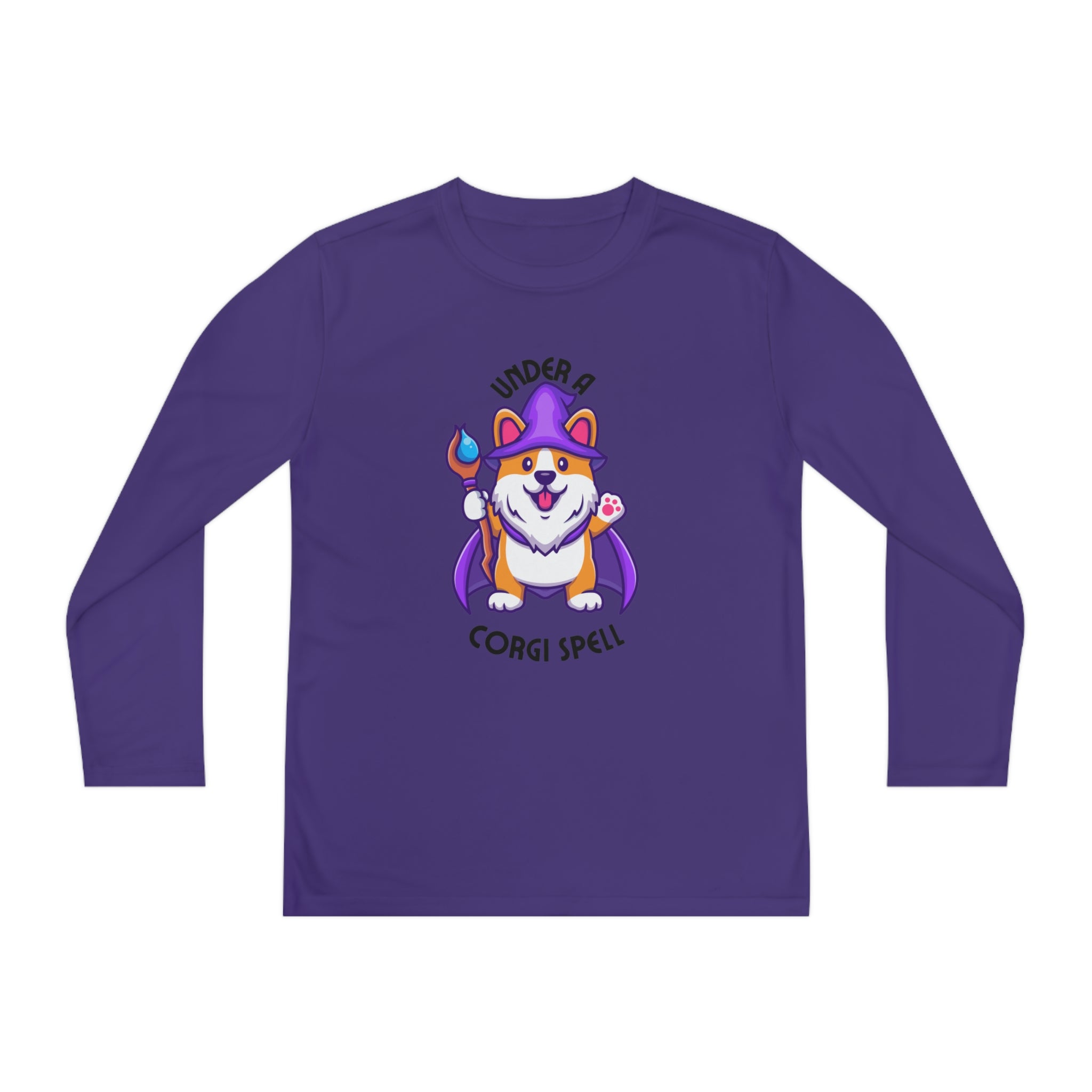 Corgi Spell Youth Long Sleeve Competitor Tee