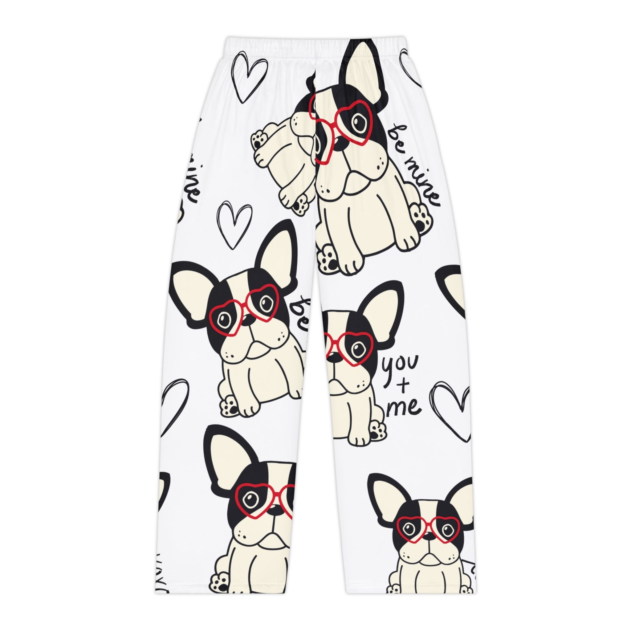 Women's Valentine's French Bulldog PJ Pant French Bulldog Pajama Pants Valentines PJ Pant for Women