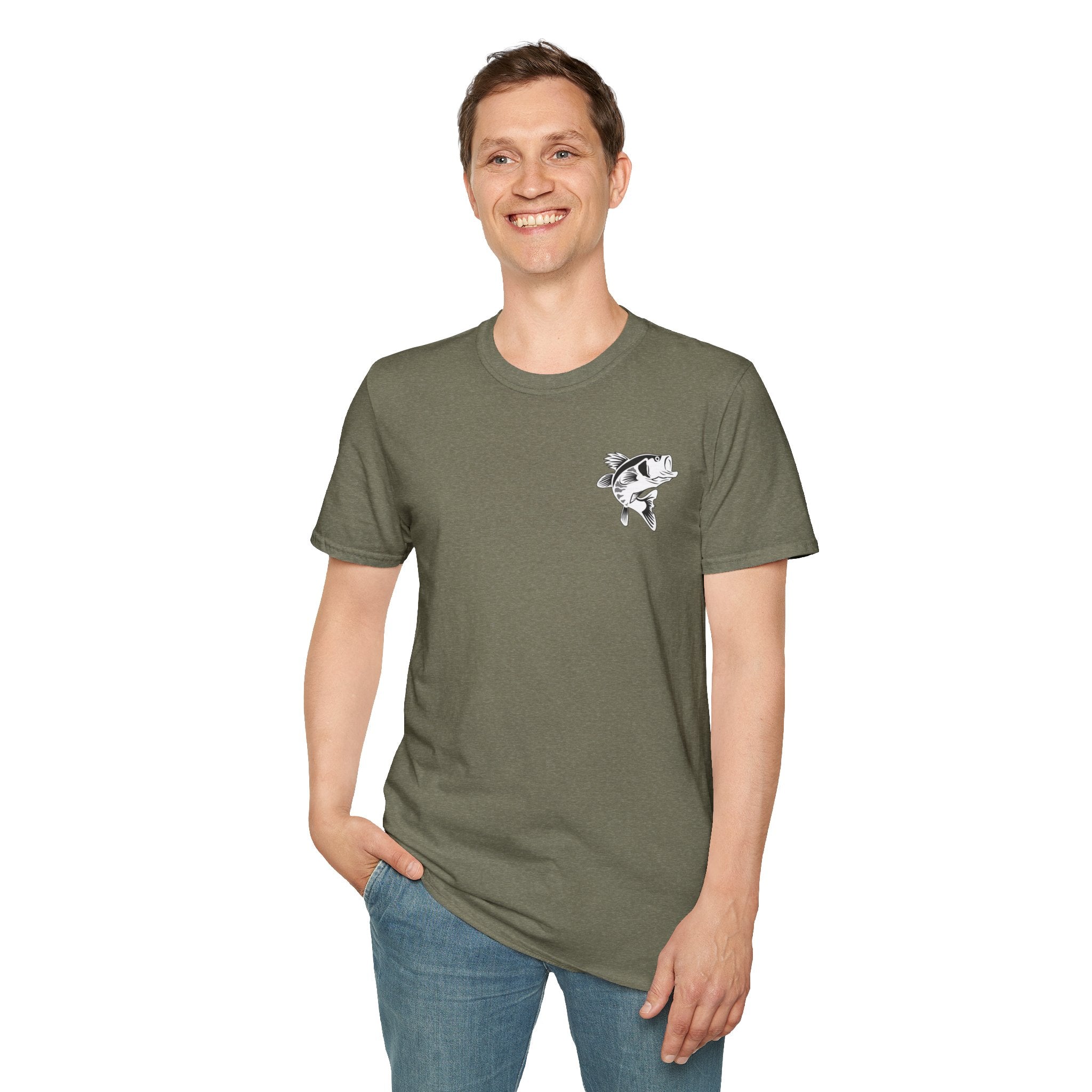 A Reel Expert Fishing Tee Unisex Softstyle T-Shirt