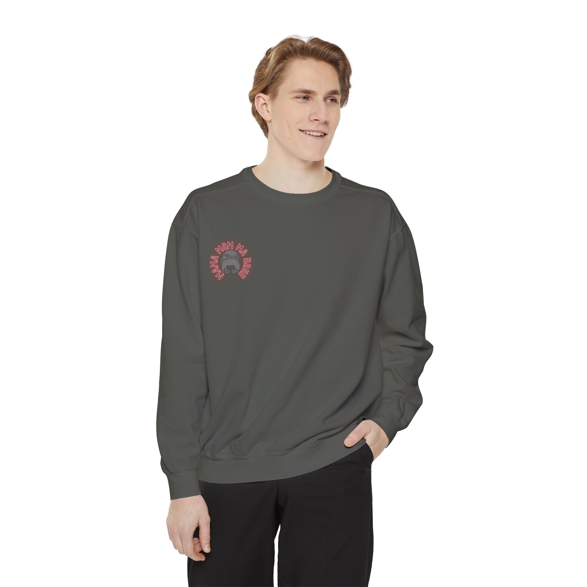 Mom Bruh Garment-Dyed Sweatshirt