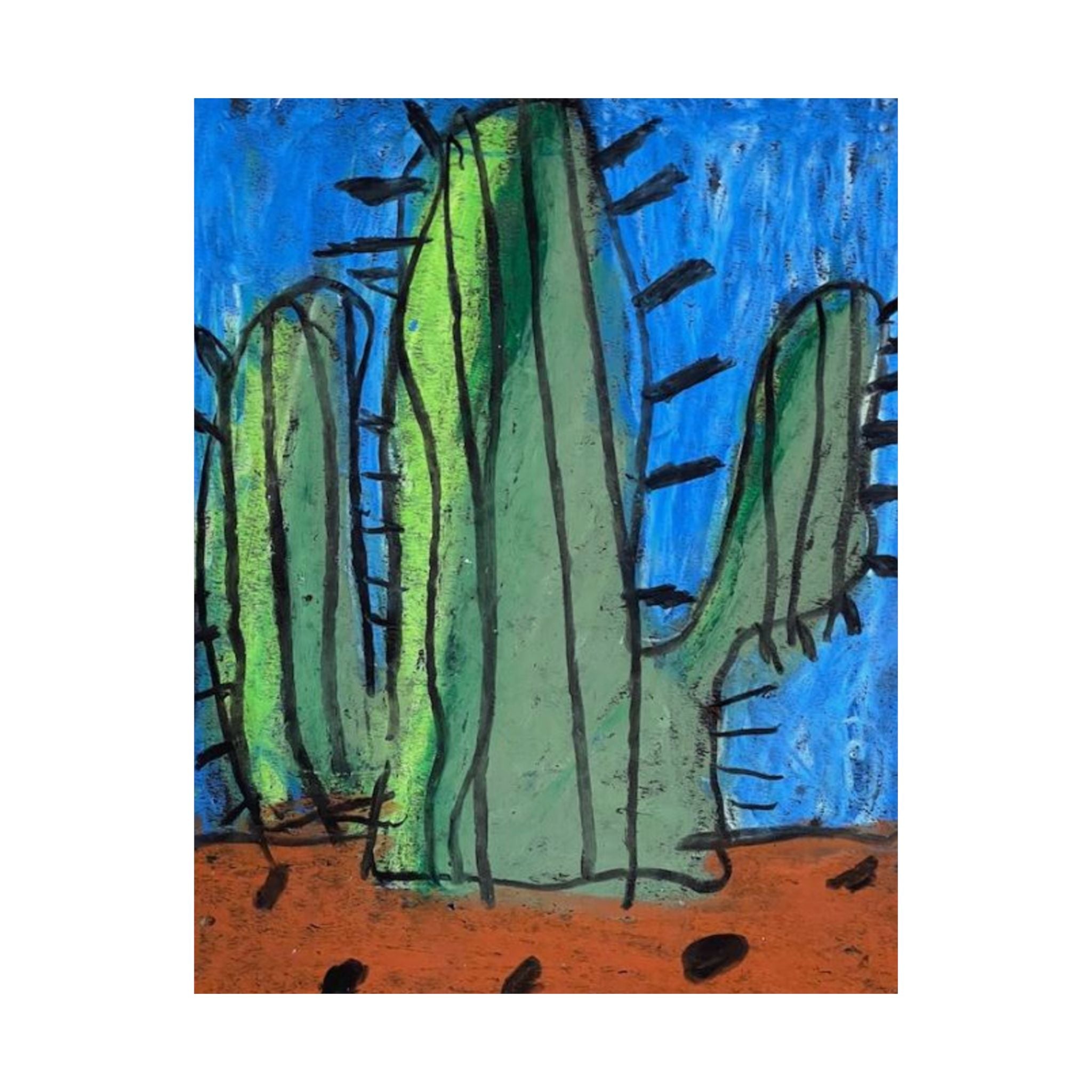 Cactus Matte Vertical Poster Cactus Art Cactus Print Cactus Wall Art