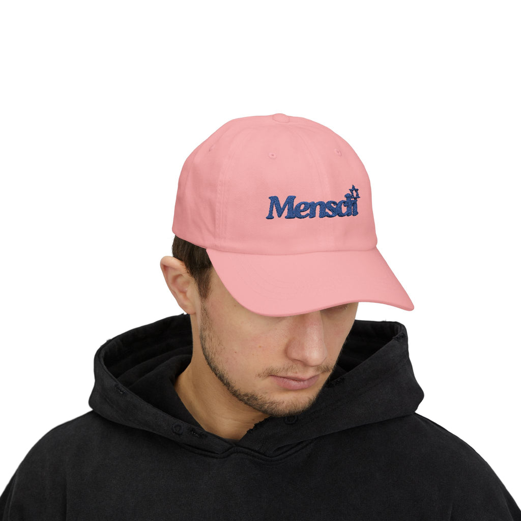 Mensch Hat Jewish Mensch Classic Baseball Cap for Mensch Embroidered Jewish Gift