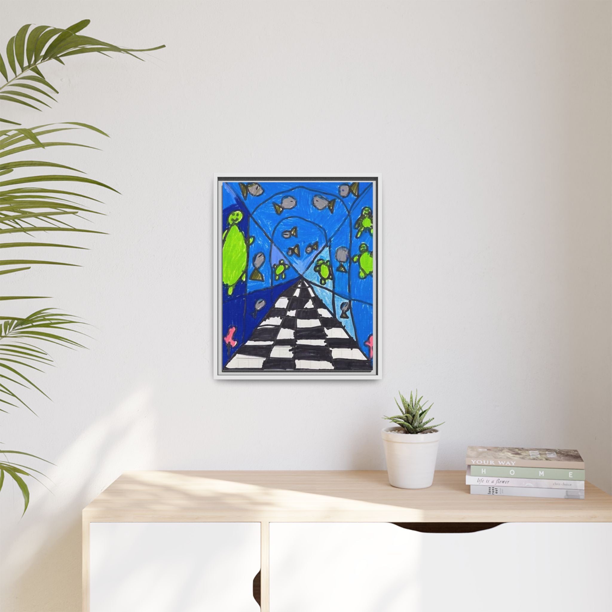 Creating Space Matte Canvas, Framed Art by Jackson Smith