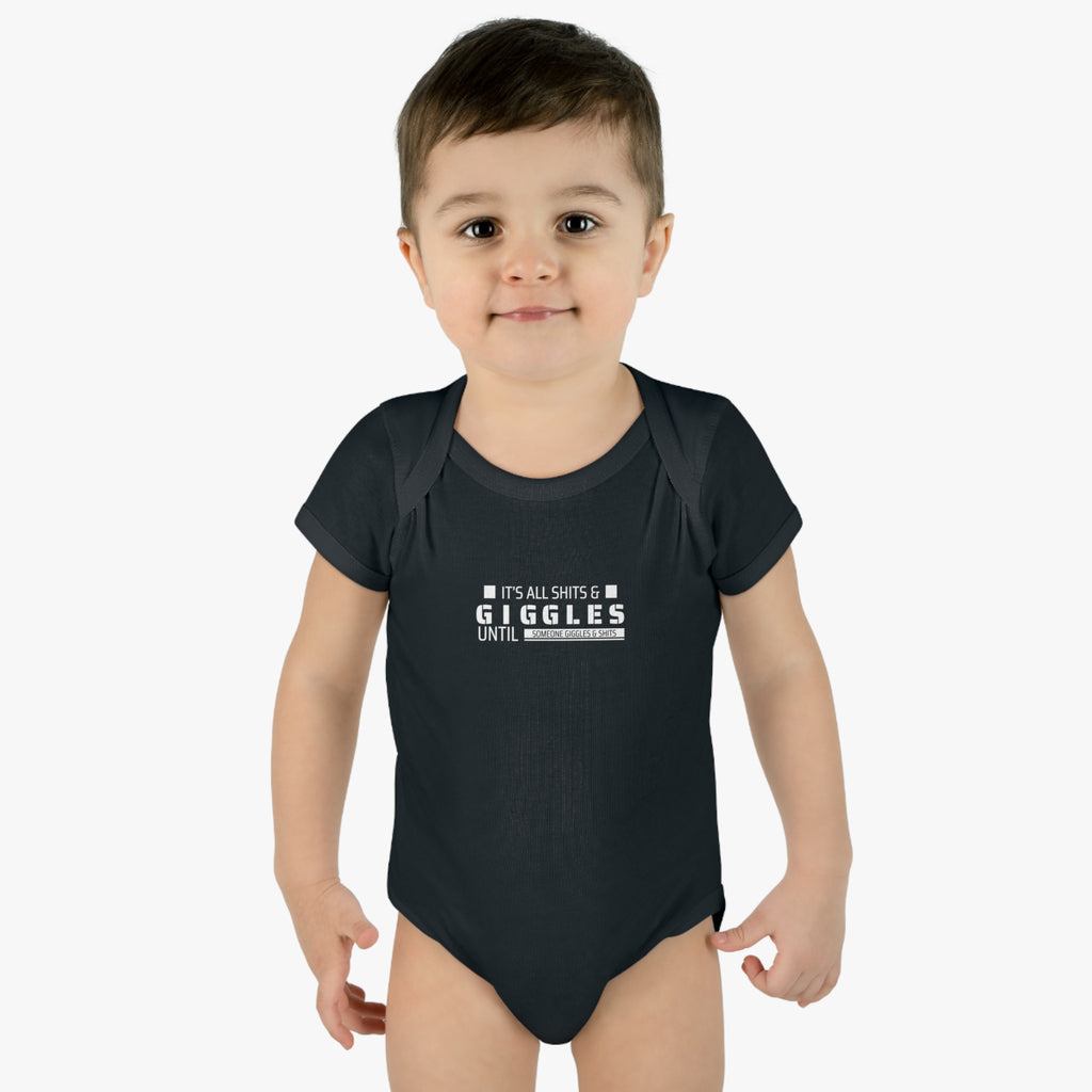 Giggles and.... Infant Baby Rib Bodysuit