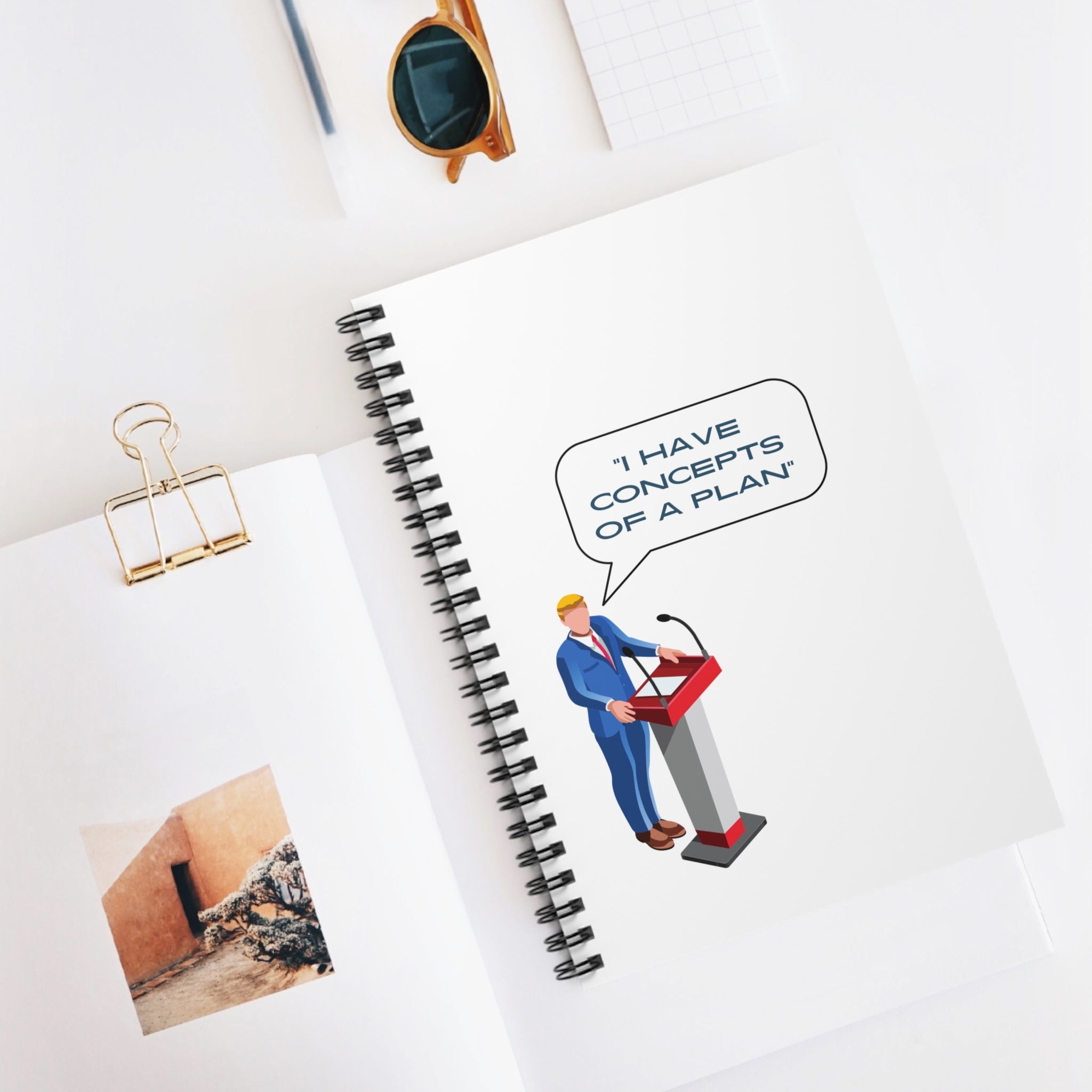 I have Concepts of a Plan Spiral Notebook - Ruled Line Notebook Funny Notebook for Office or Home