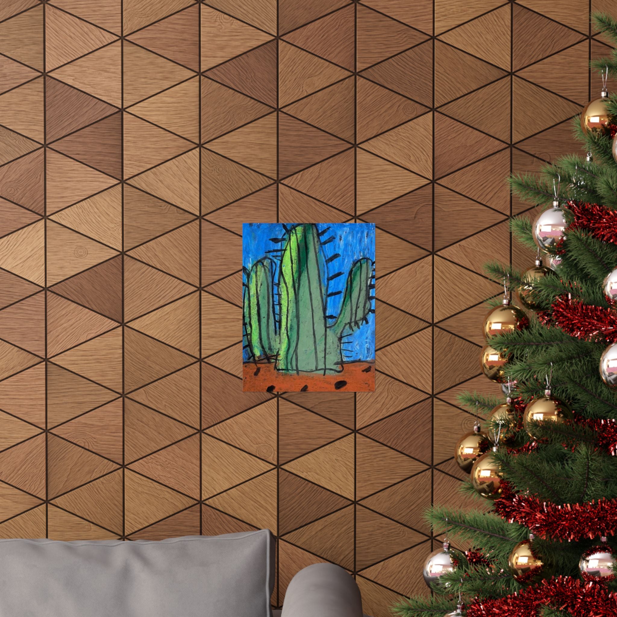 Cactus Matte Vertical Poster Cactus Art Cactus Print Cactus Wall Art