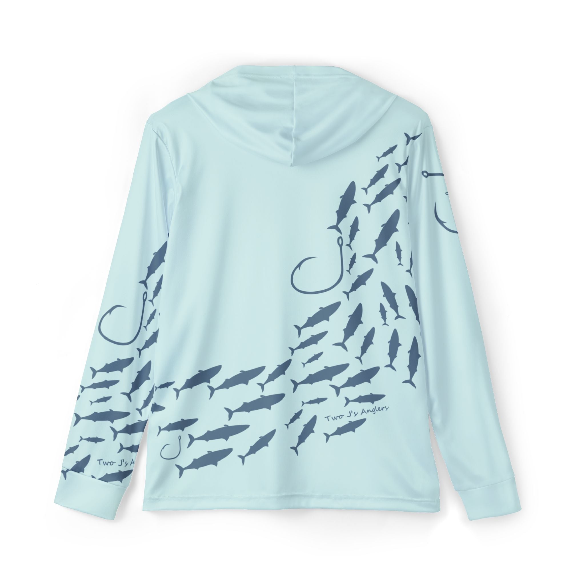 Mens Hooded Fishing Shirt Two J's Angler's FIshing Shirt with Hood Fishing Apparel for Dad