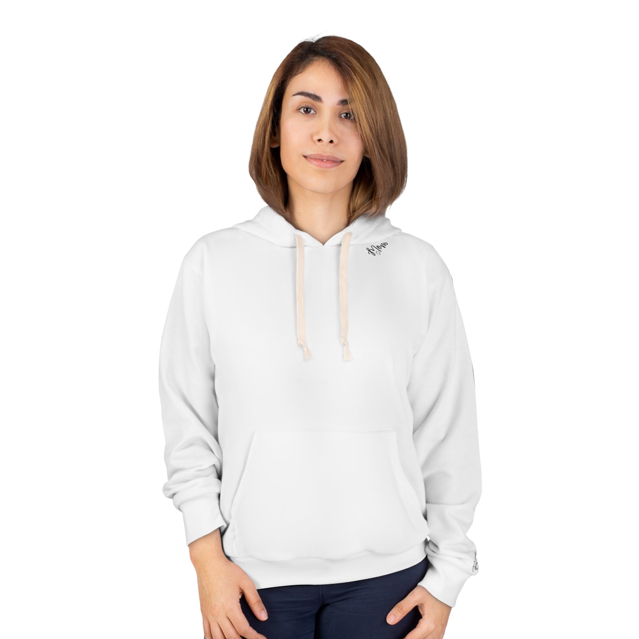 Jewish Mother Gift Jewish Mom Pullover Hoodie with custom kids names on sleeve