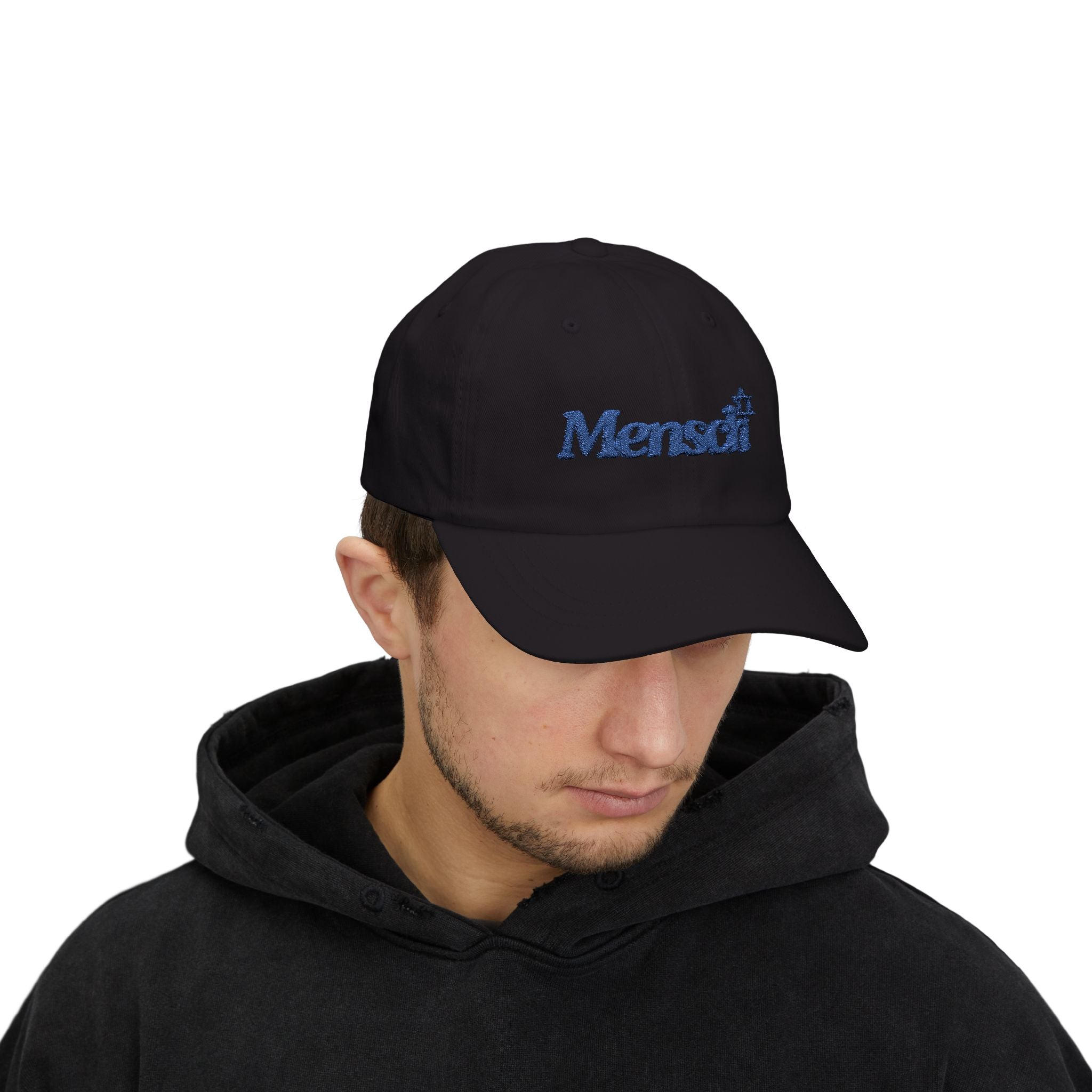 Mensch Hat Jewish Mensch Classic Baseball Cap for Mensch Embroidered Jewish Gift