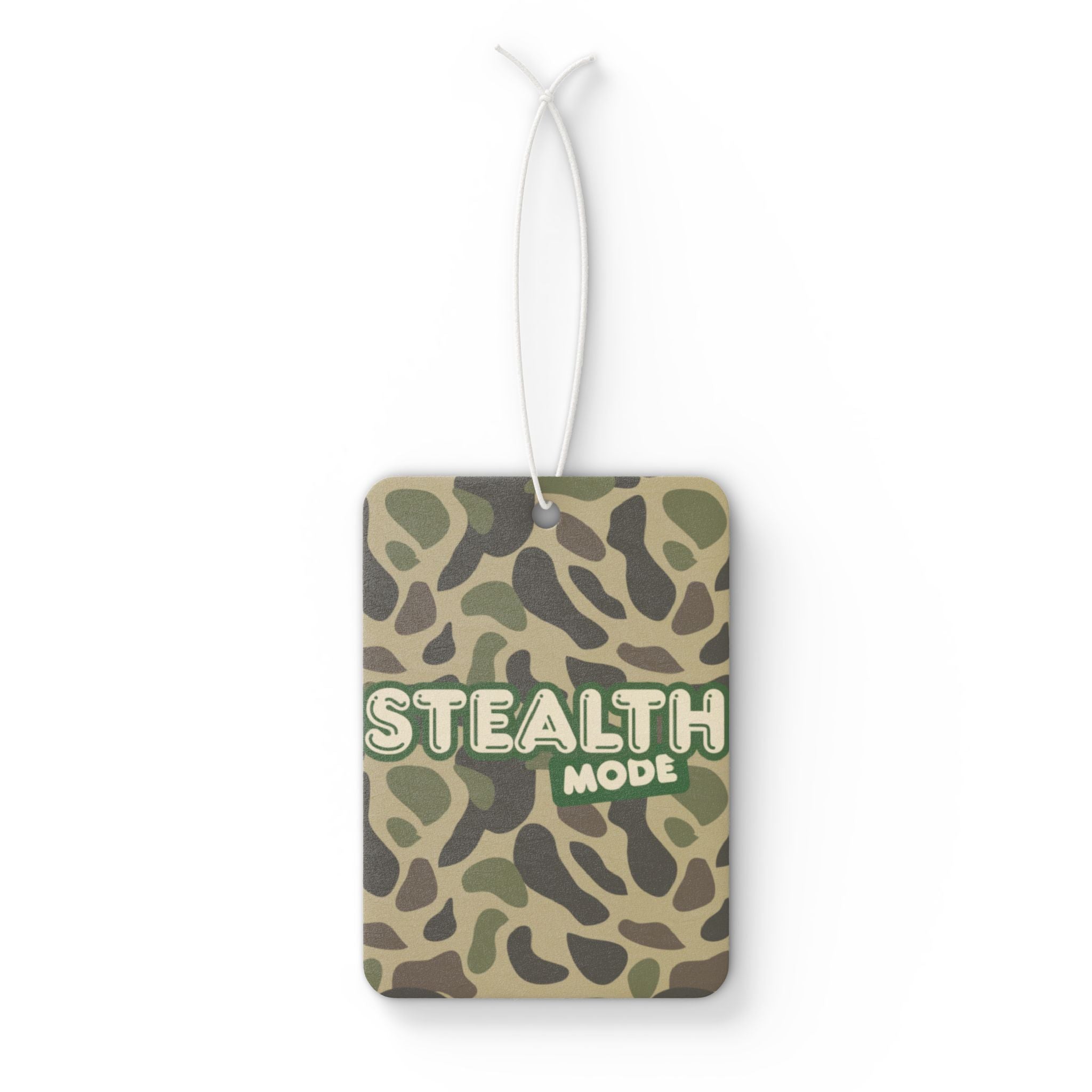 Stealth Mode Car Air Freshener | Camouflage Aroma Tag | Car Decor, Gift for Him, Auto Fragrance, Driving Essentials, Unique