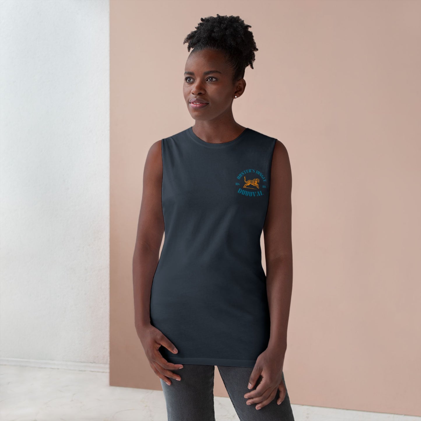 The Hunt is On Duuuval Sleevelss Shirt The Hunt is On Muscle Shirt Duuuval Jags Workout Top
