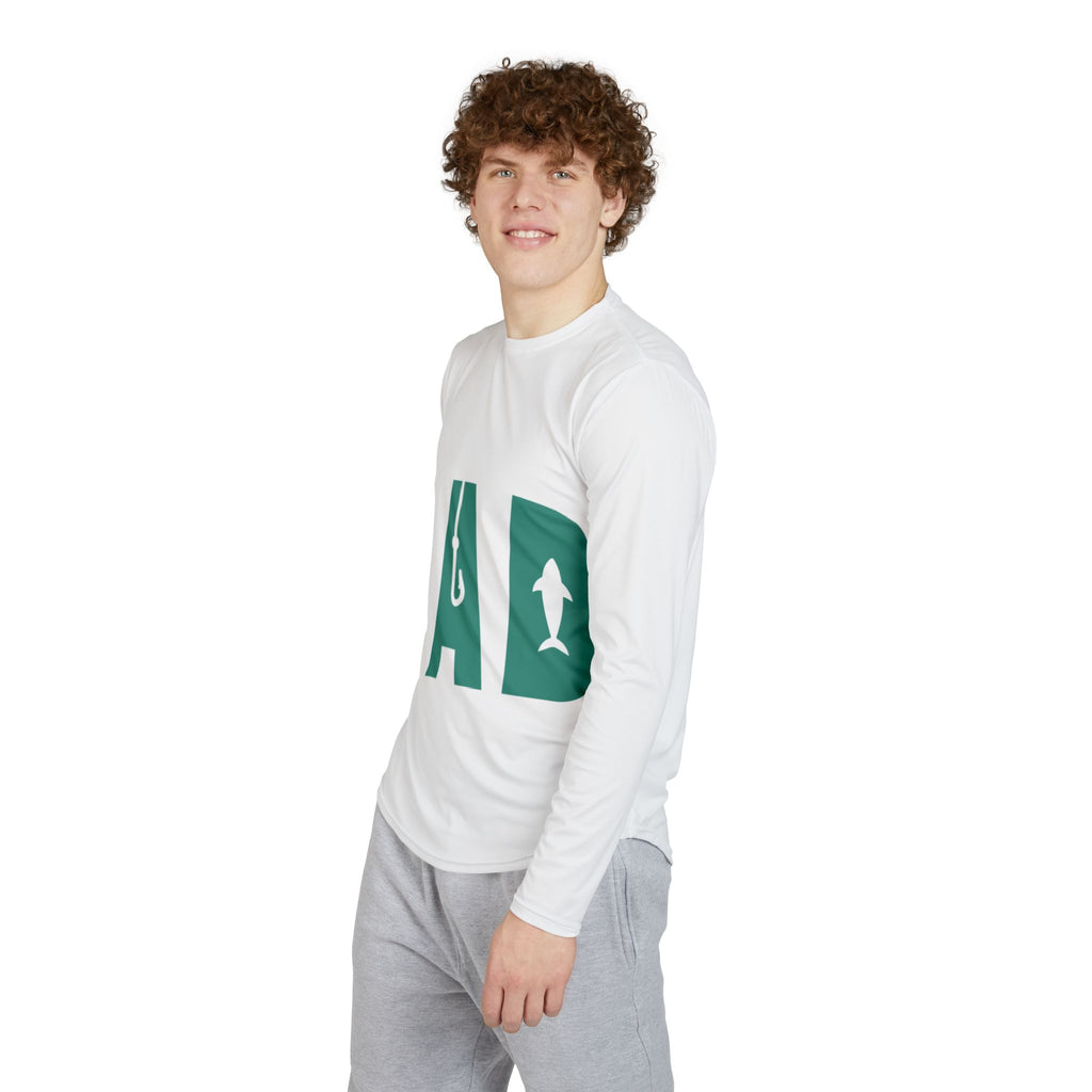 Men's Fishing UV Long Sleeve Shirt - Dad's Favorite Fishing Shirt Rash Guard