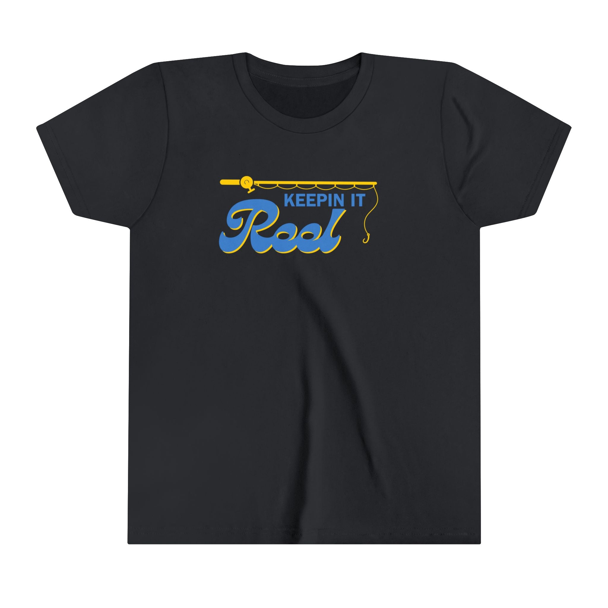 Keepin it Reel Youth Fishing Short Sleeve Tee
