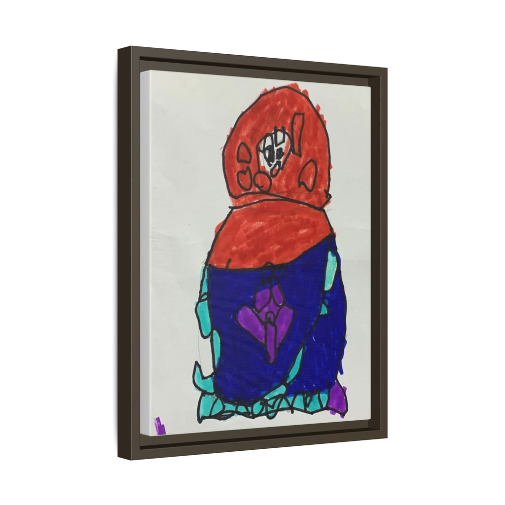 Matryoshka Doll, Babushka Dolls, Russian Nesting Dolls Matte Canvas, Framed (Multi-color)
