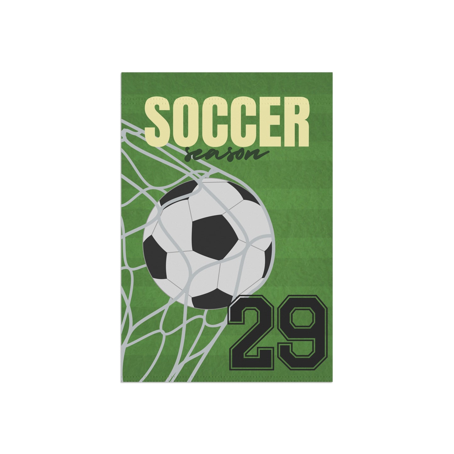 Soccer Garden Flag, Home of Your Favorite Athlete, Garden Flag, Soccer Flag Welcome Flag Custom Soccer