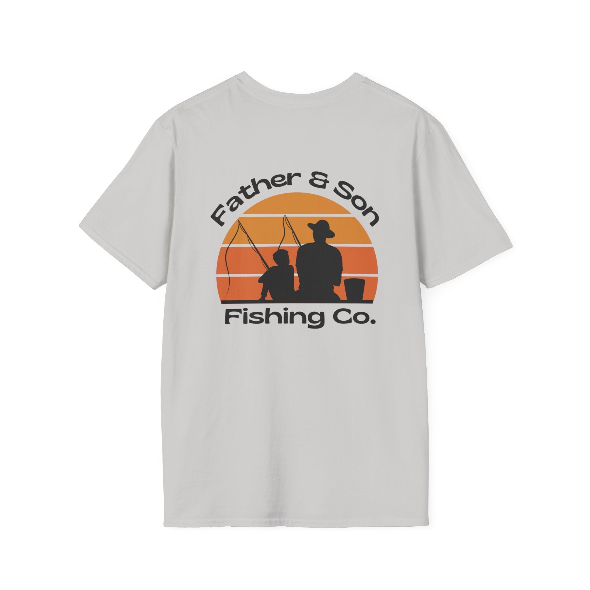 Father & Son Fishing Co. T-Shirt -T Shirt for Dads Fishing T Graphic Tee Gift for Dad
