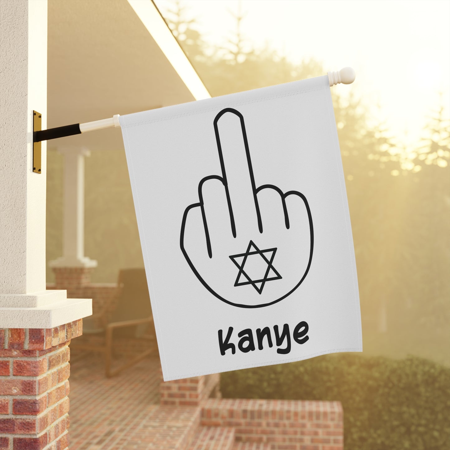 F*ck Kanye Garden Flag Expressive Garden Banner or F*Ck Kanye House Flag