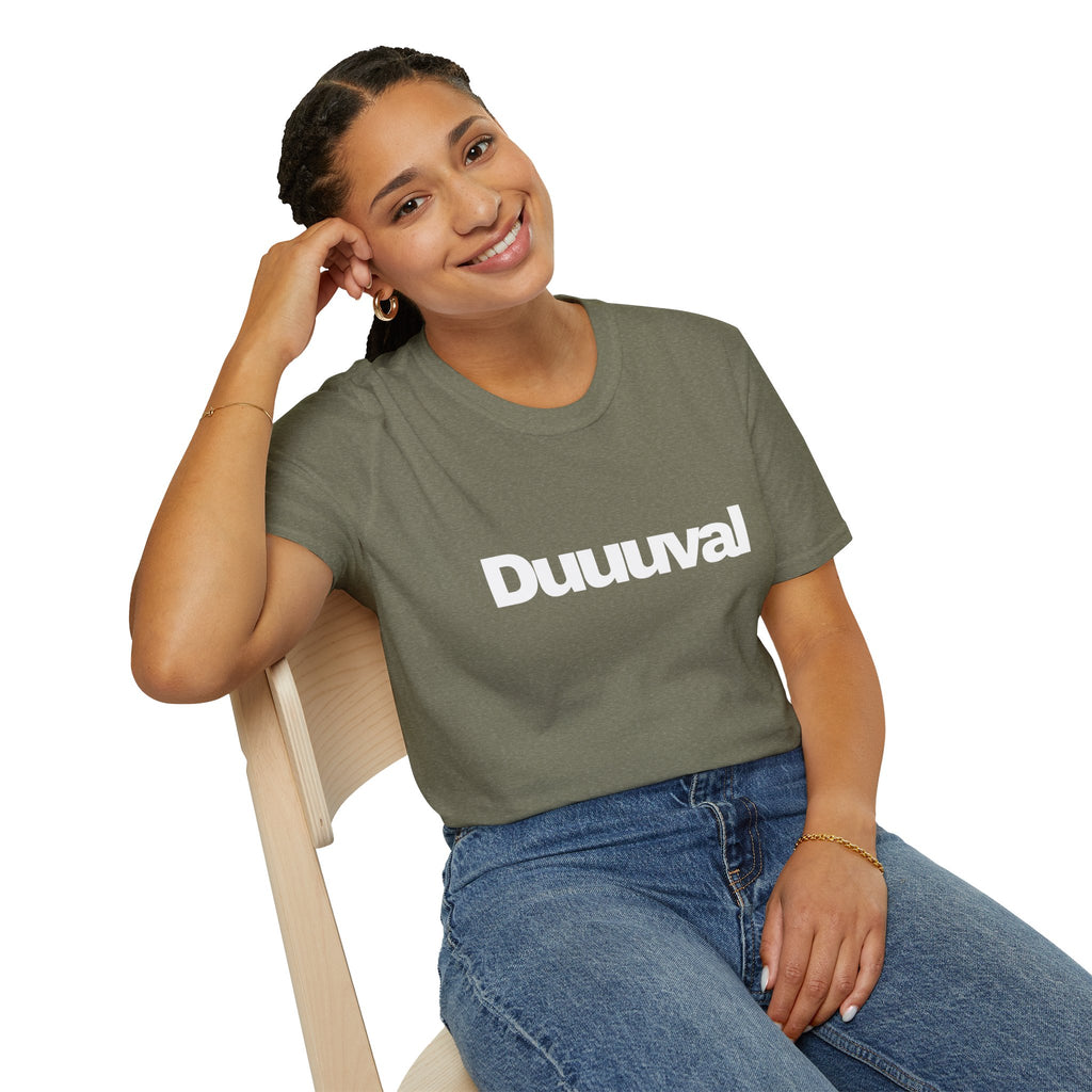 Duuuval Soft Tee with White Lettering Duval Show Your Love of the 904 in the Duuuval T-Shirt